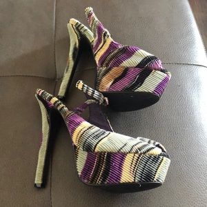 Cute multicolored pumps